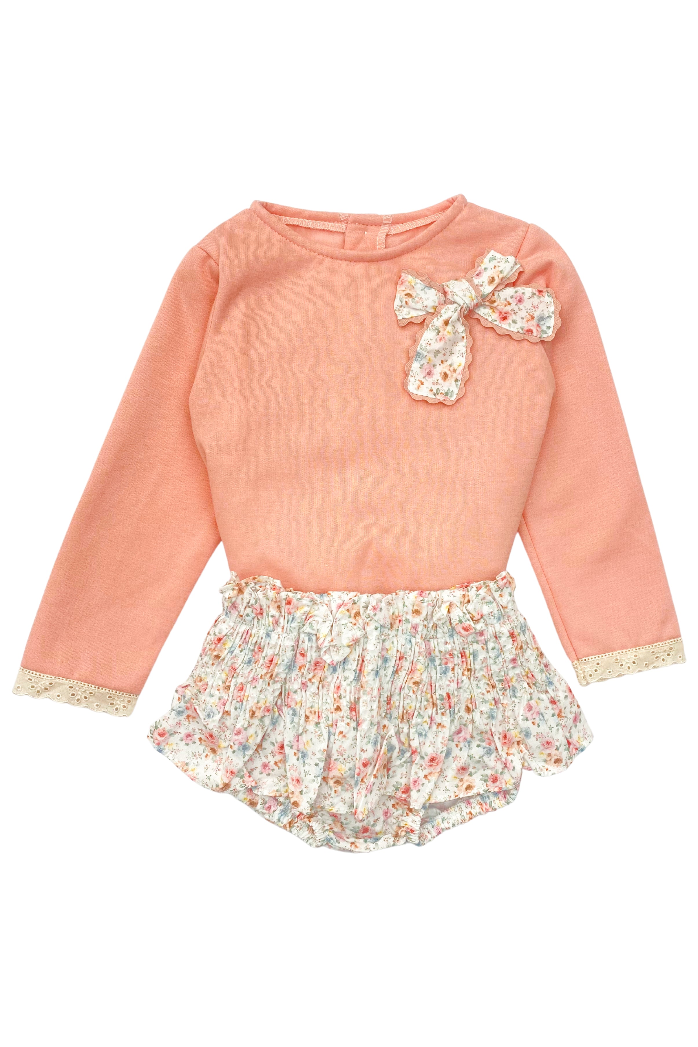 Stylish Sylvie Dusky Pink Blouse & Floral Print Skirt Set - Perfect for Spring Outfits, Date Nights & Casual Wear