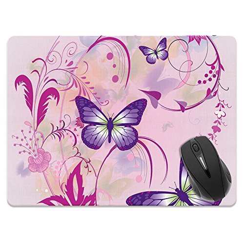 Purple Butterfly Pink Vines
