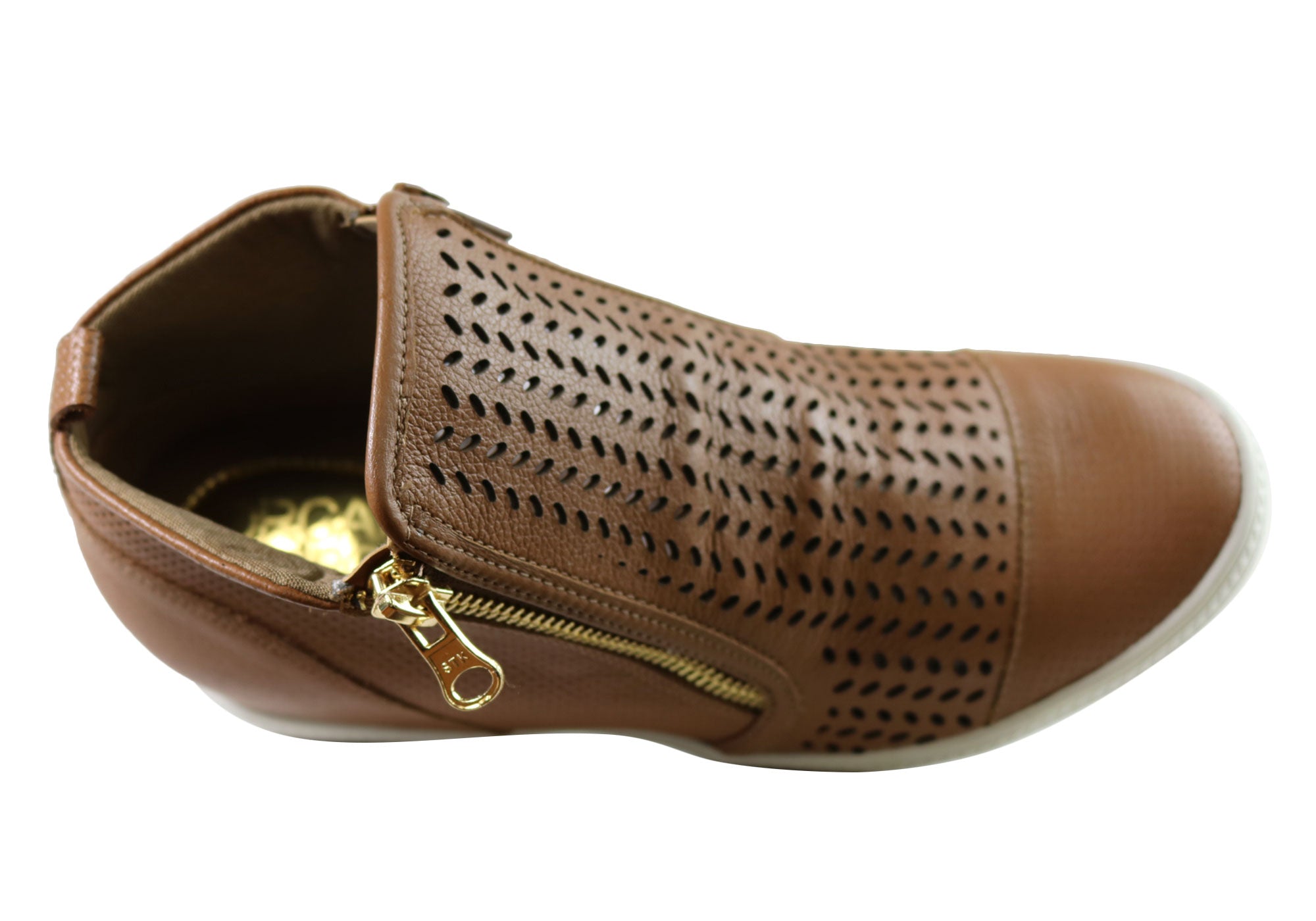Orcade Mimosa Women's Comfortable Leather Ankle Boots - Made in Brazil - Perfect for Work, Casual Wear & Outdoor Activities