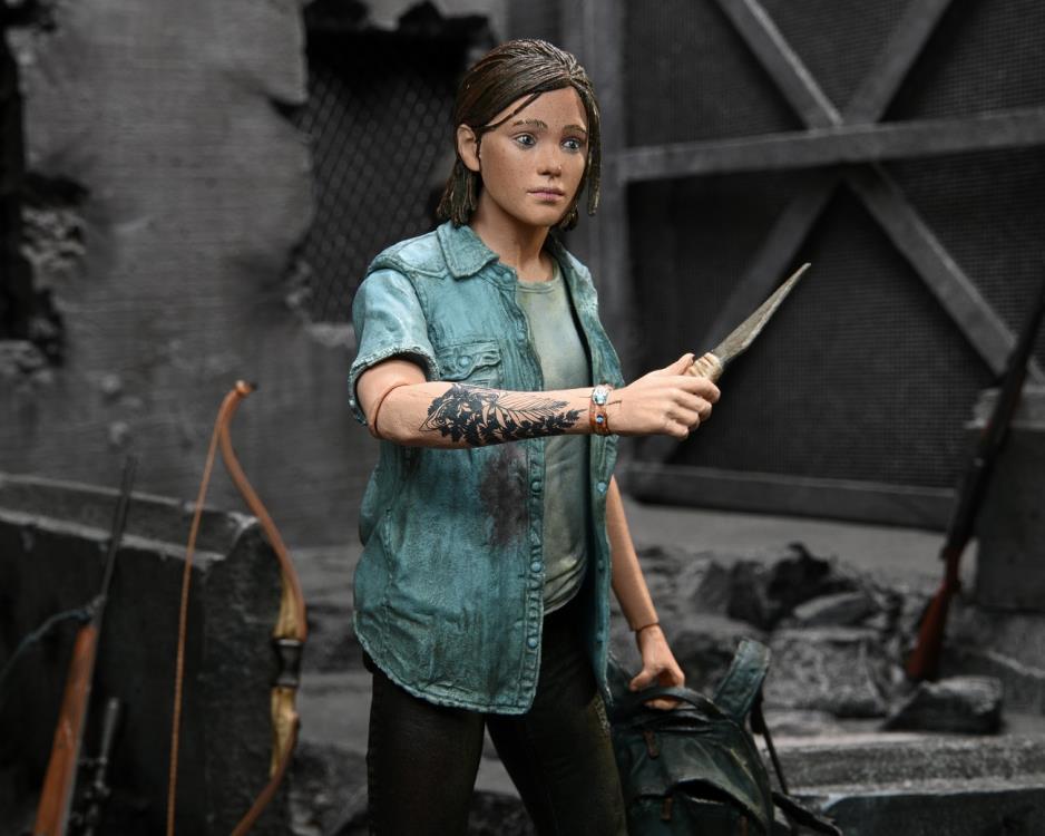 The Last of Us Part II Ultimate Joel and Ellie Action Figure 2 Pack - Collectible Video Game Character Figures for Fans, Gifts & Display
