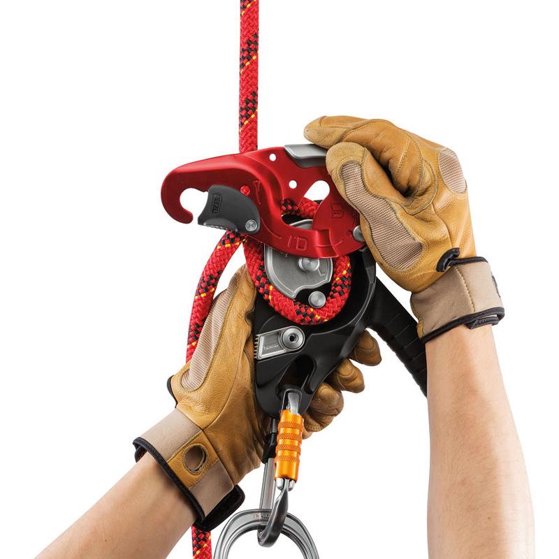 Petzl I'D L Self-Breaking Descender with Anti-Panic Function - Large Size for Rock Climbing, Rappelling & Rescue Operations