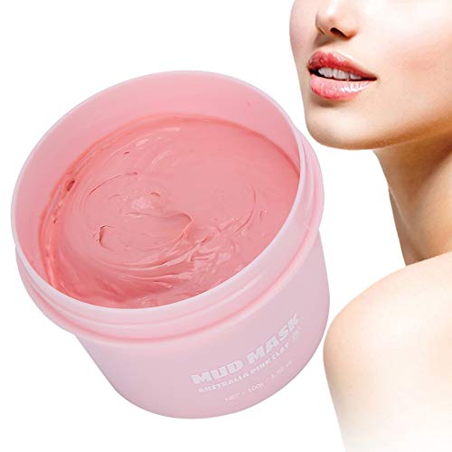 100G Exfoliating Clay Mask - Deep Cleansing Pink Mud Mask for Oil Control, Pore Minimizing & Skin Purifying | Perfect for Acne-Prone & Oily Skin, Spa Day & At-Home Facial Treatments