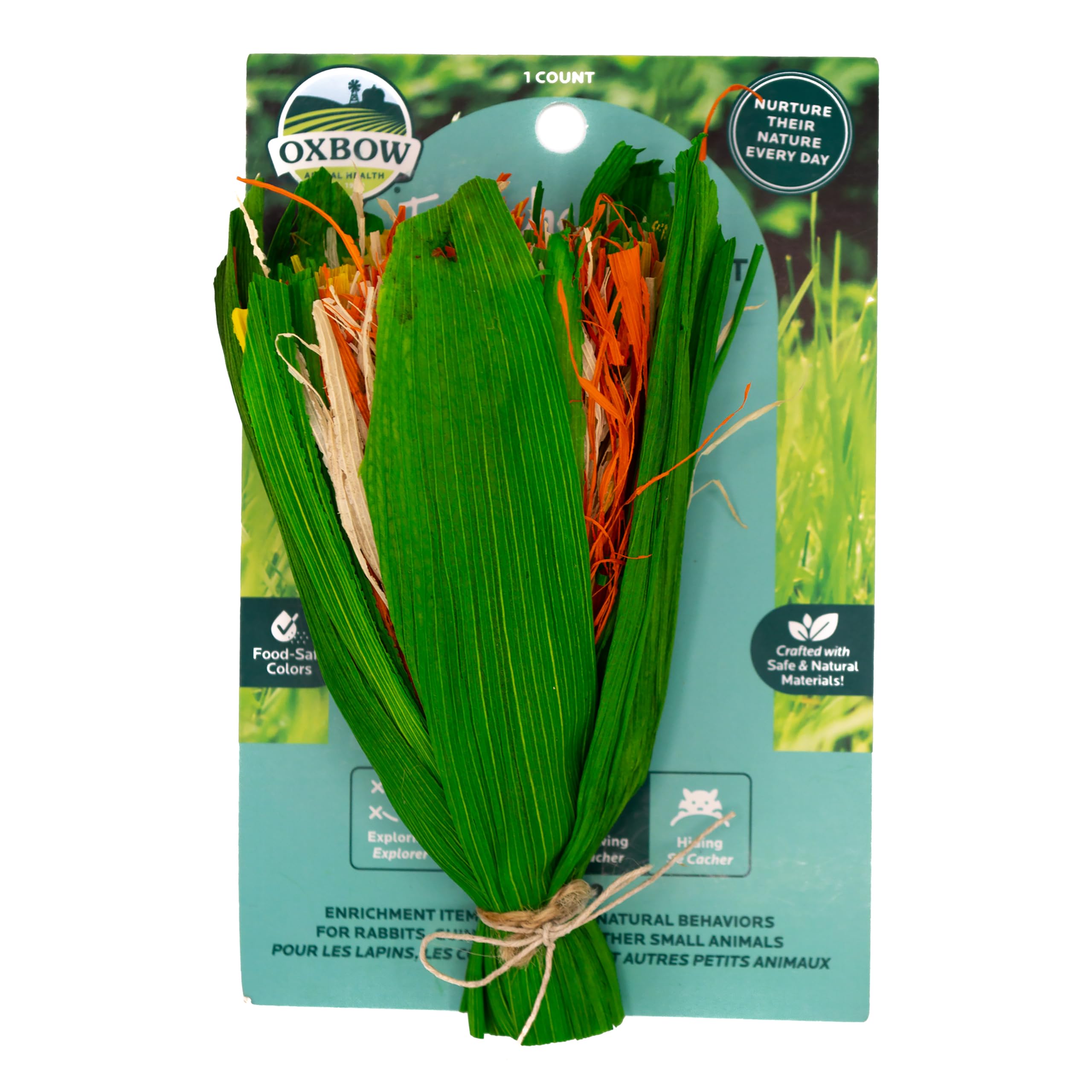 Oxbow Enriched Life Celebration Bouquet - Natural Rabbit & Guinea Pig Chew Toys - Small Pet Cage Enrichment for Bunnies, Hamsters, Chinchillas & Rats - Perfect for Playtime & Cage Decoration