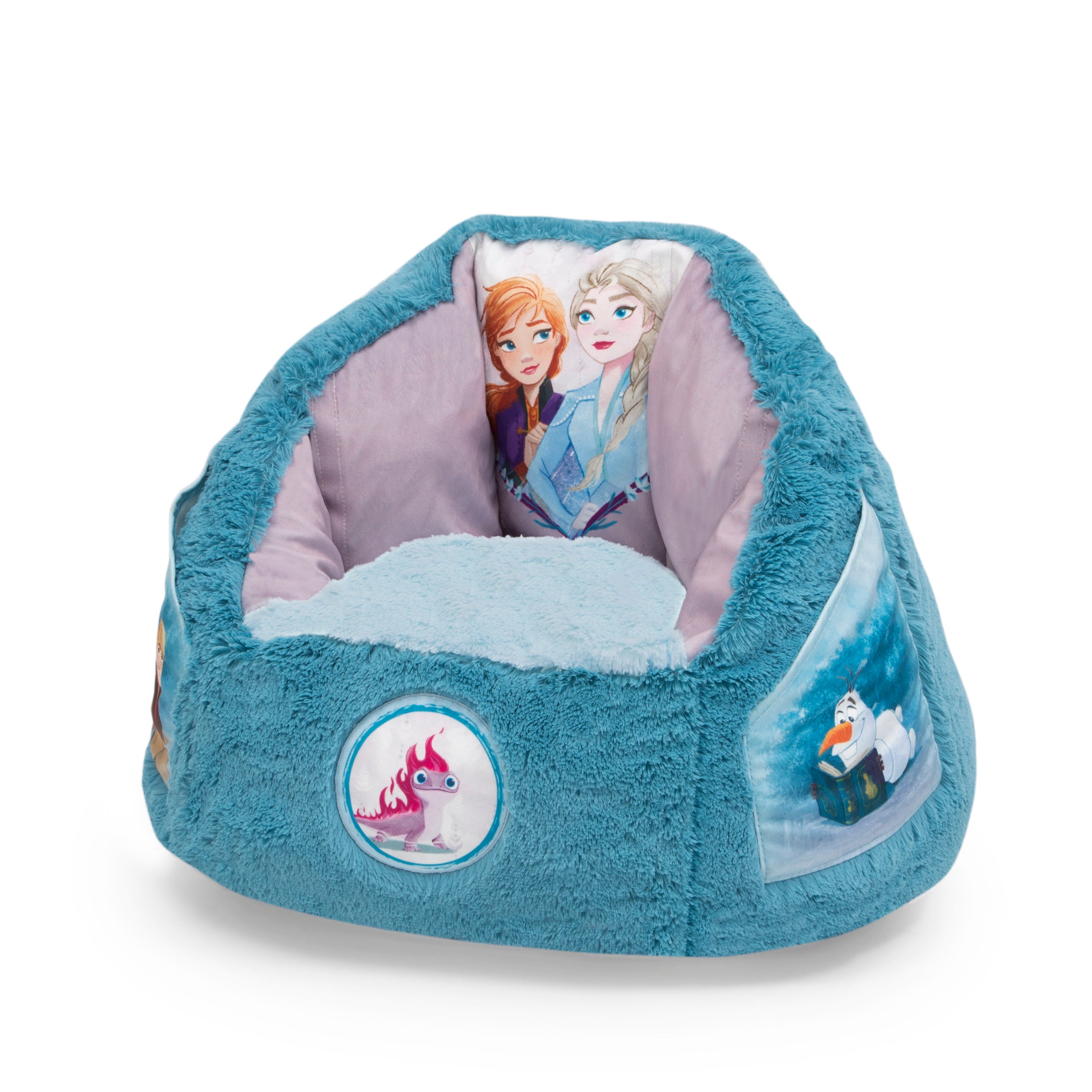 Frozen Cozee Fluffy Chair for Toddlers - Soft & Comfy Kids Chair for Ages 2-6 Years | Perfect for Bedroom, Playroom & Reading Nook