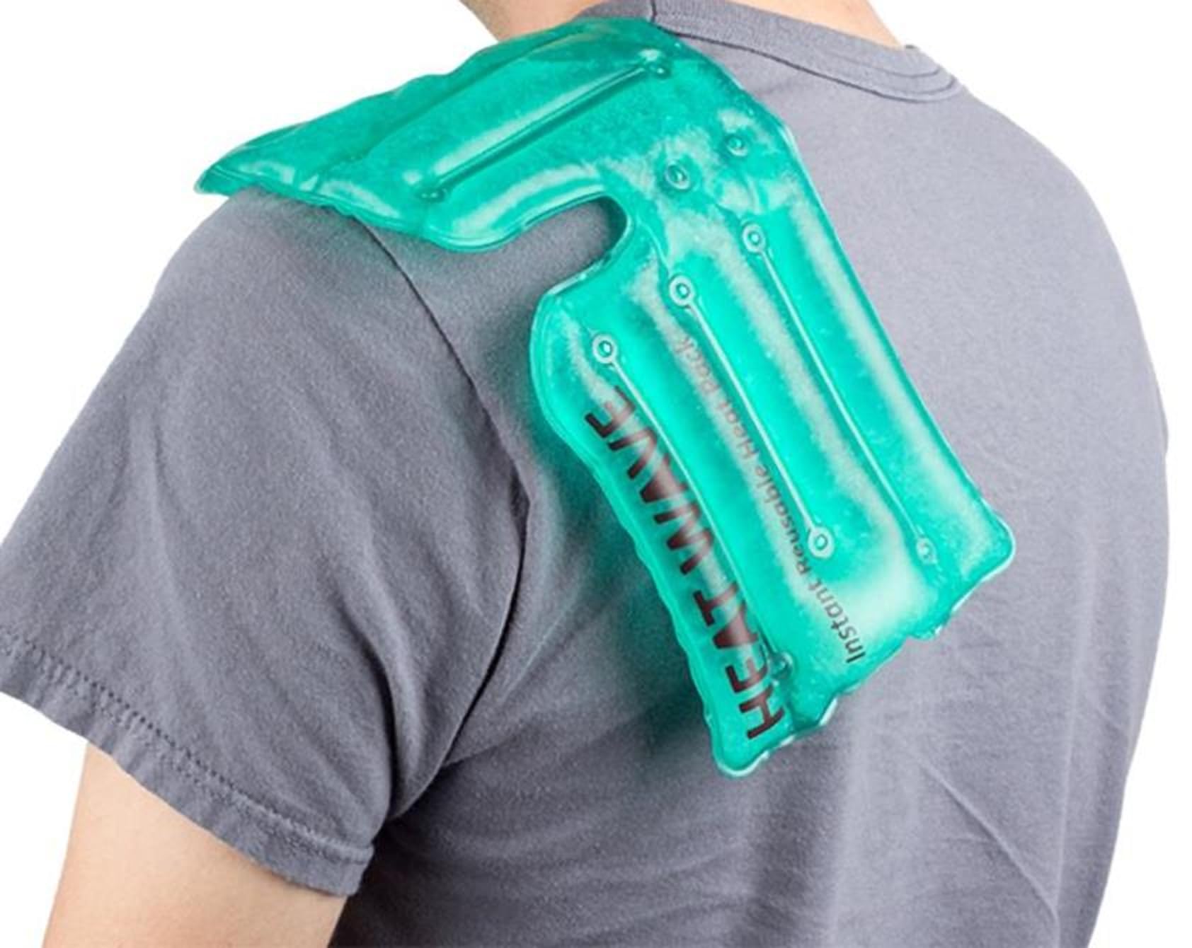HEAT WAVE Instant Reusable Heat Packs (6 x 18”) - Back, Shoulder & Neck Pain Relief - Made in USA - Reusable Hot Therapy Pack for Muscle Aches & Joint Pain - Perfect for Work, Yoga & Cold Weather Comfort