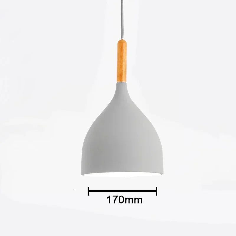 Pine Wood Hanging Pendant Light - Natural Elegance Chandelier for Dining Room, Bedroom & Living Room Decor | Rustic Farmhouse Ceiling Lighting Fixture