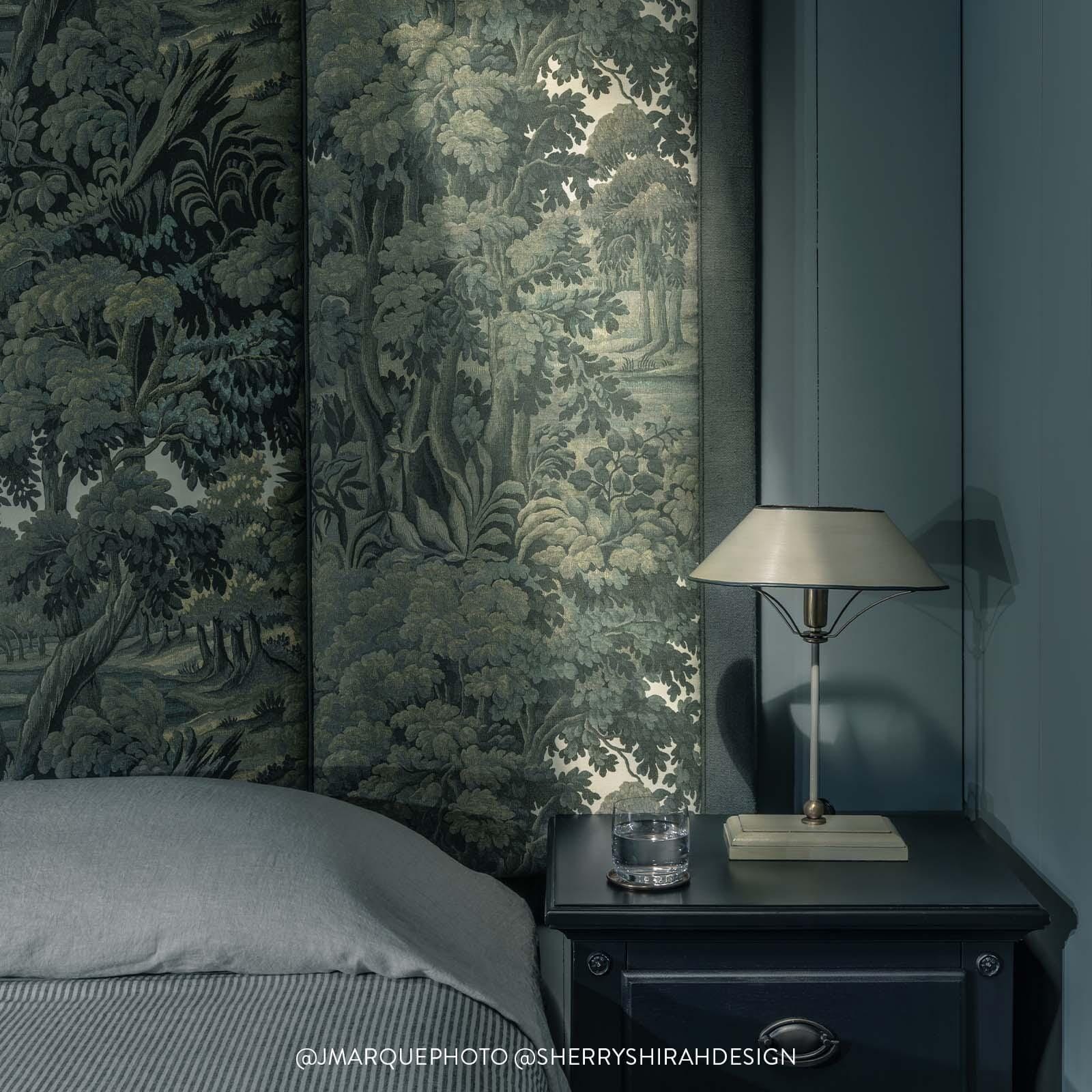 PLANTASIA Sage Green Botanical Wallpaper - Premium Peel & Stick Removable Wallpaper for Bedroom, Living Room & Home Decor