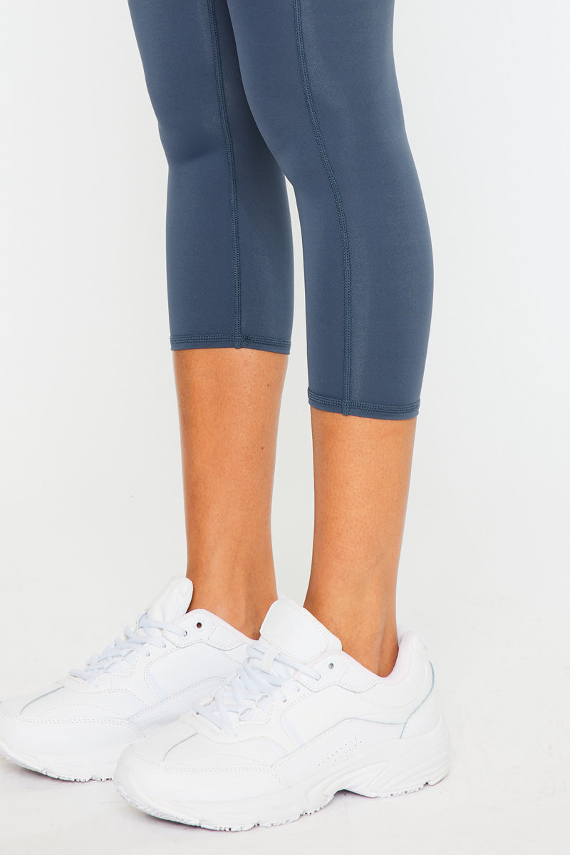 Venus Mid Rise Active Leggings for Women - High Waist Yoga Pants with Pockets - Perfect for Workout, Running, Gym & Lounge Wear