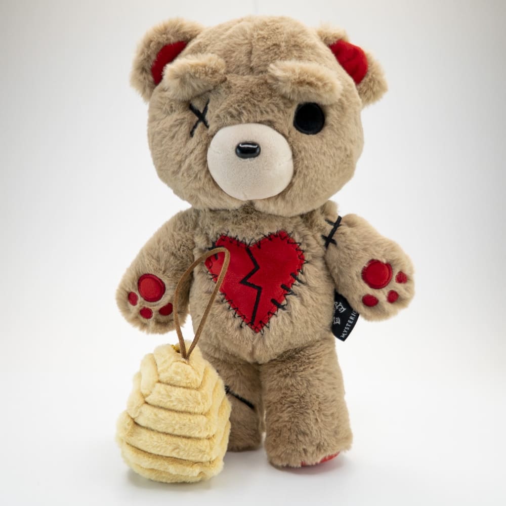 Plushie Dreadfuls Love Bear - Soft Stuffed Animal Toy for Kids, Cute Teddy Gift for Valentine's Day, Birthday & Christmas - Perfect for Cuddling, Decor & Emotional Support