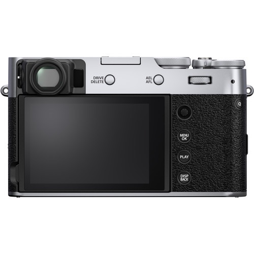 FUJIFILM X100V 26.1MP Digital Camera with 23mm F2 Lens - Silver | Compact Mirrorless Camera for Street Photography, Travel & Vlogging | 4K Video & Advanced Hybrid Viewfinder