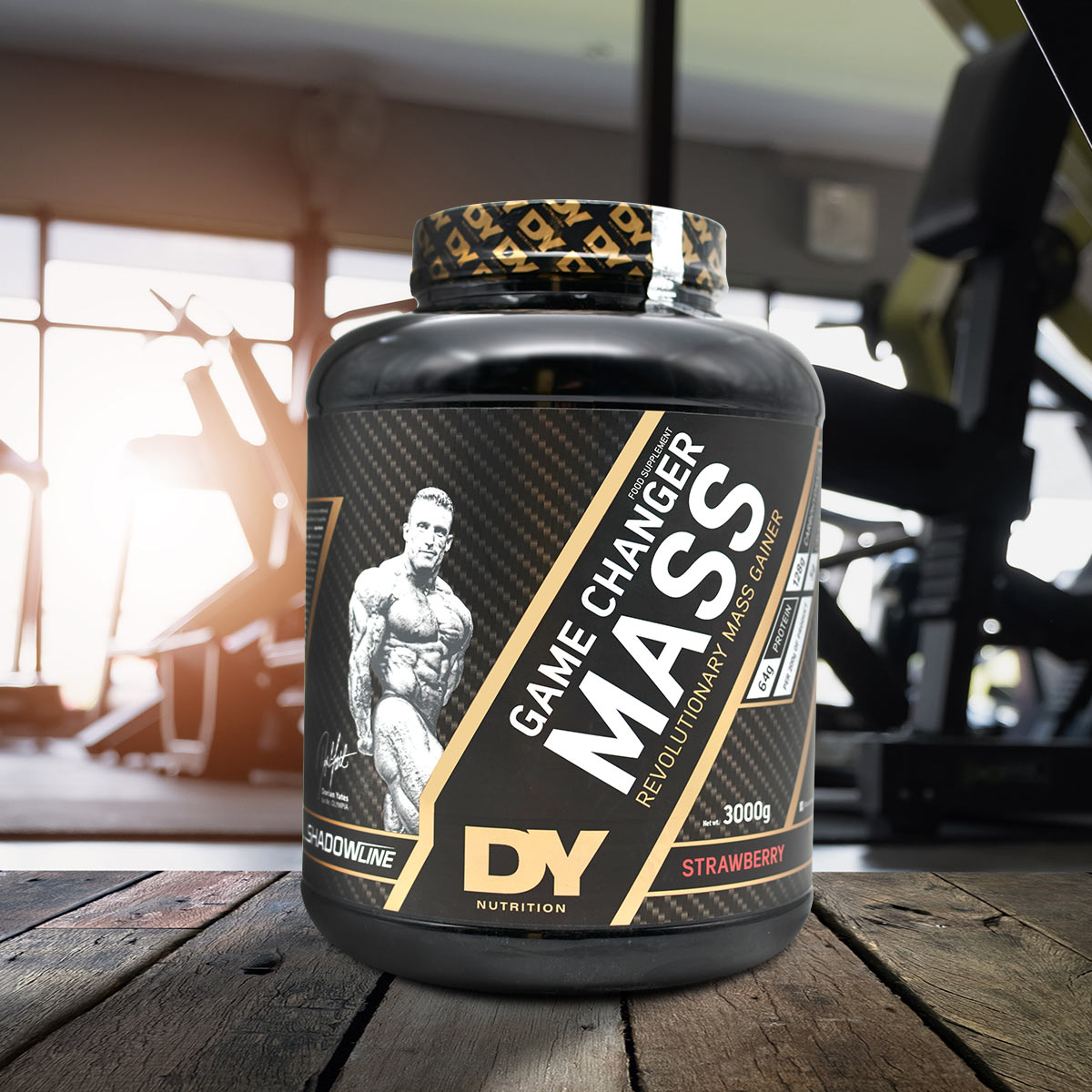 Dorian Yates DY Nutrition Game Changer Mass Gainer 3kg - High Protein Weight Gain Powder for Muscle Building & Recovery - Perfect for Bodybuilders & Athletes