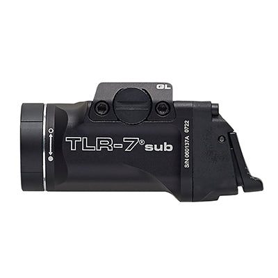 Streamlight TLR 7 Sub Tactical Flashlight - 500 Lumens, Multi Fuel, 5000 Candela | Compact Weapon Light for Pistols & Handguns | Ideal for Home Defense, Law Enforcement & Concealed Carry