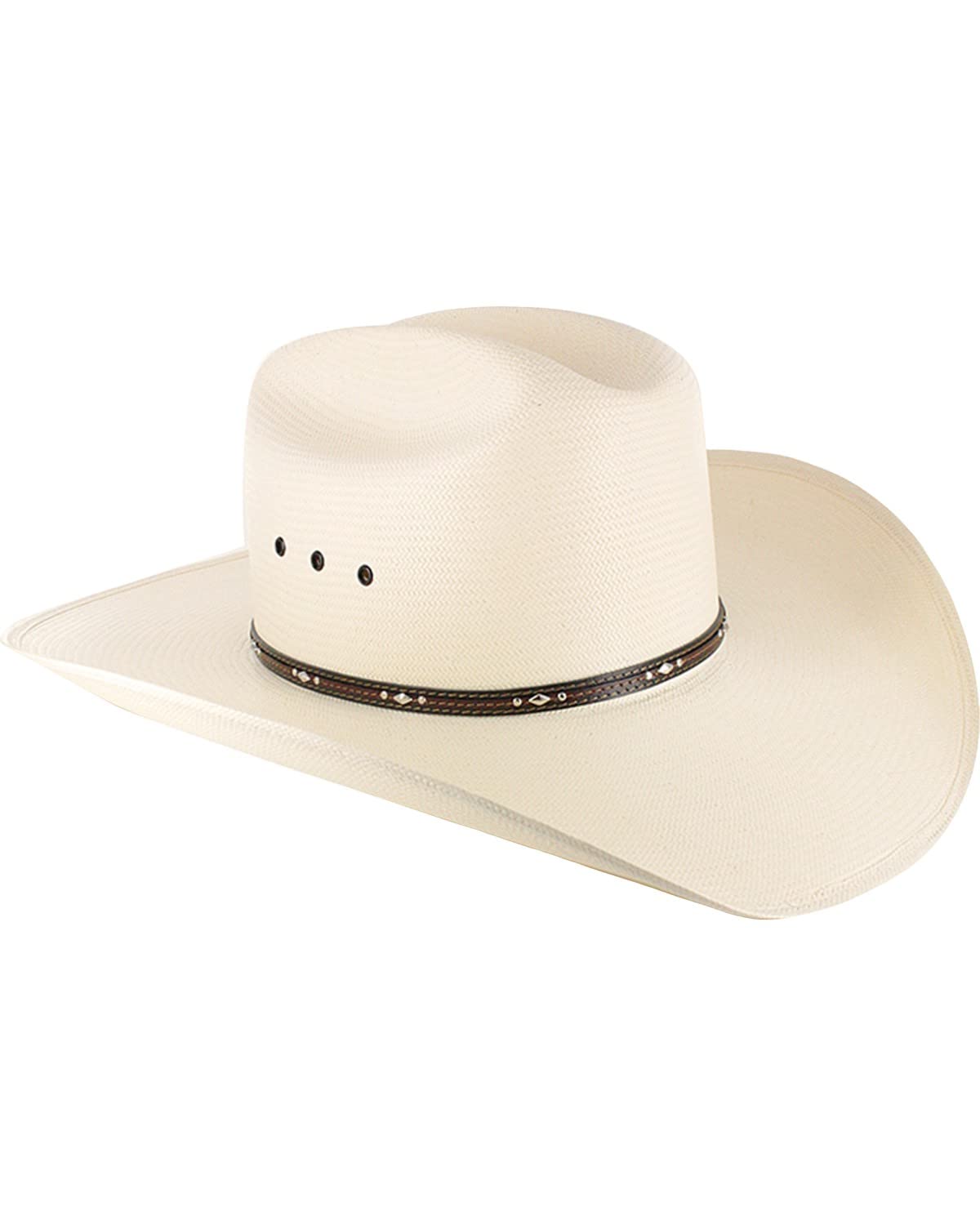 RESISTOL Men's Kingman 10X Straw Cowboy Hat - Natural Color, Size 7 1/2 - Perfect for Western Rodeos, Outdoor Adventures & Country Music Festivals