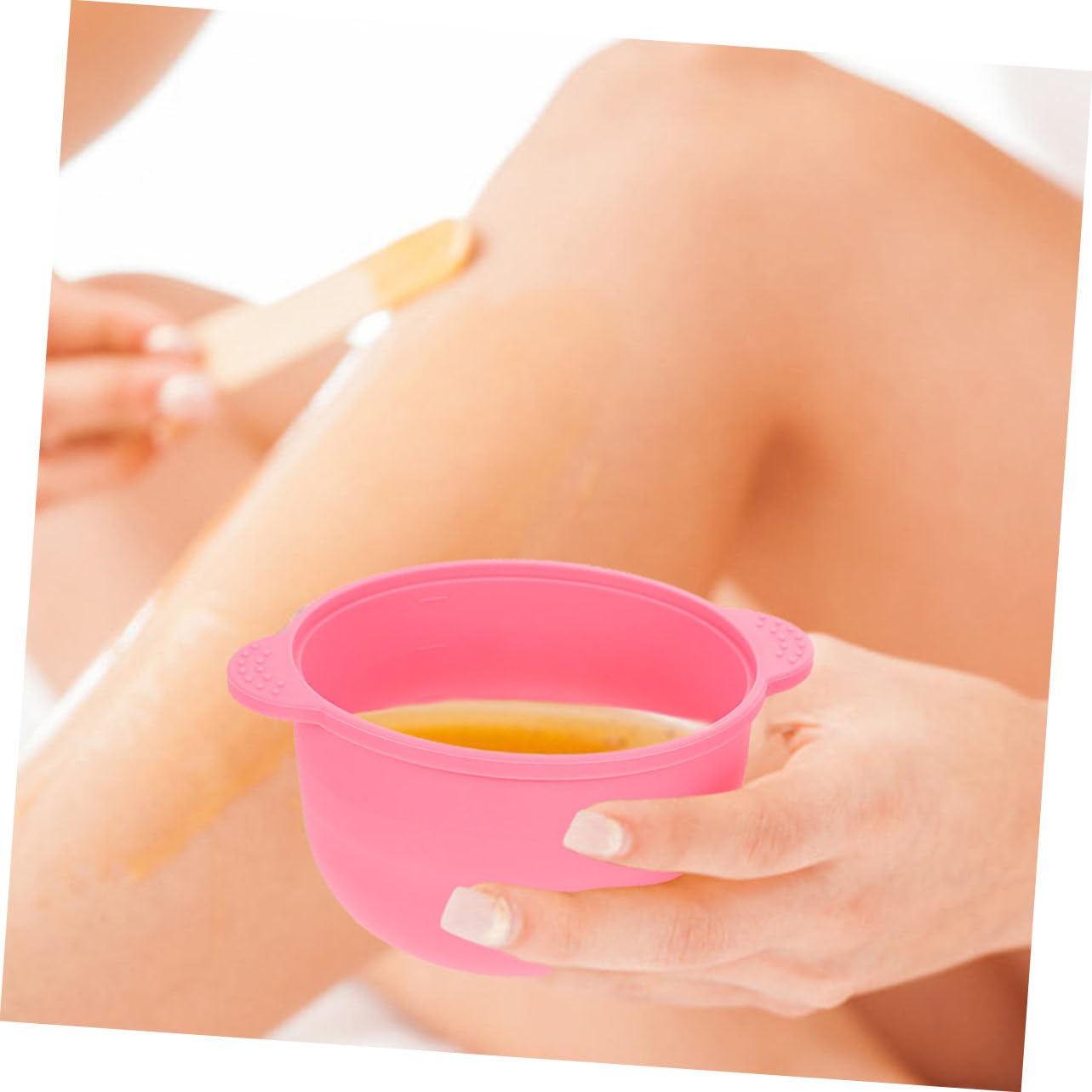 FOMIYES 4pcs Silicone Wax Warmer Bowl Set - Foldable Depilatory Wax Melting Pot for Hair Removal, Reusable Waxing Supplies for Eyebrows, Legs & Bikini Line - Perfect for Home Salon & Professional Use