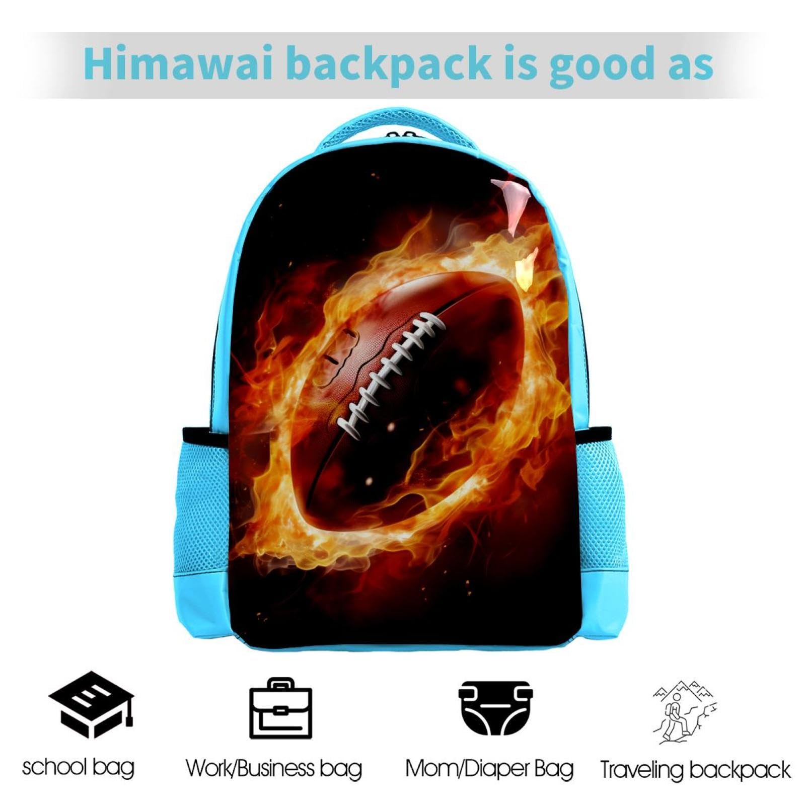 Best Travel Backpack for Women & Men - Durable Waterproof Hiking Backpack for Outdoor Adventures, American Football Games & Firefighter Use