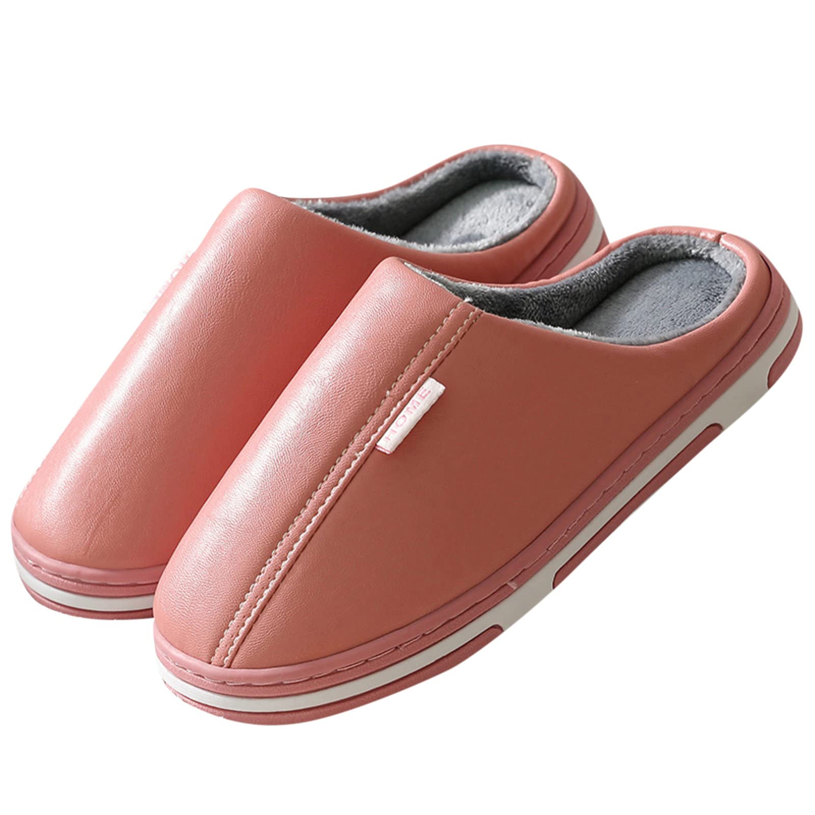 Memory Foam Slippers for Women & Men - Plush Fleece Lined House Shoes with Soft Fuzzy Interior - Comfortable Slip-On Indoor/Outdoor Slippers for Winter, Home, Office & Relaxation