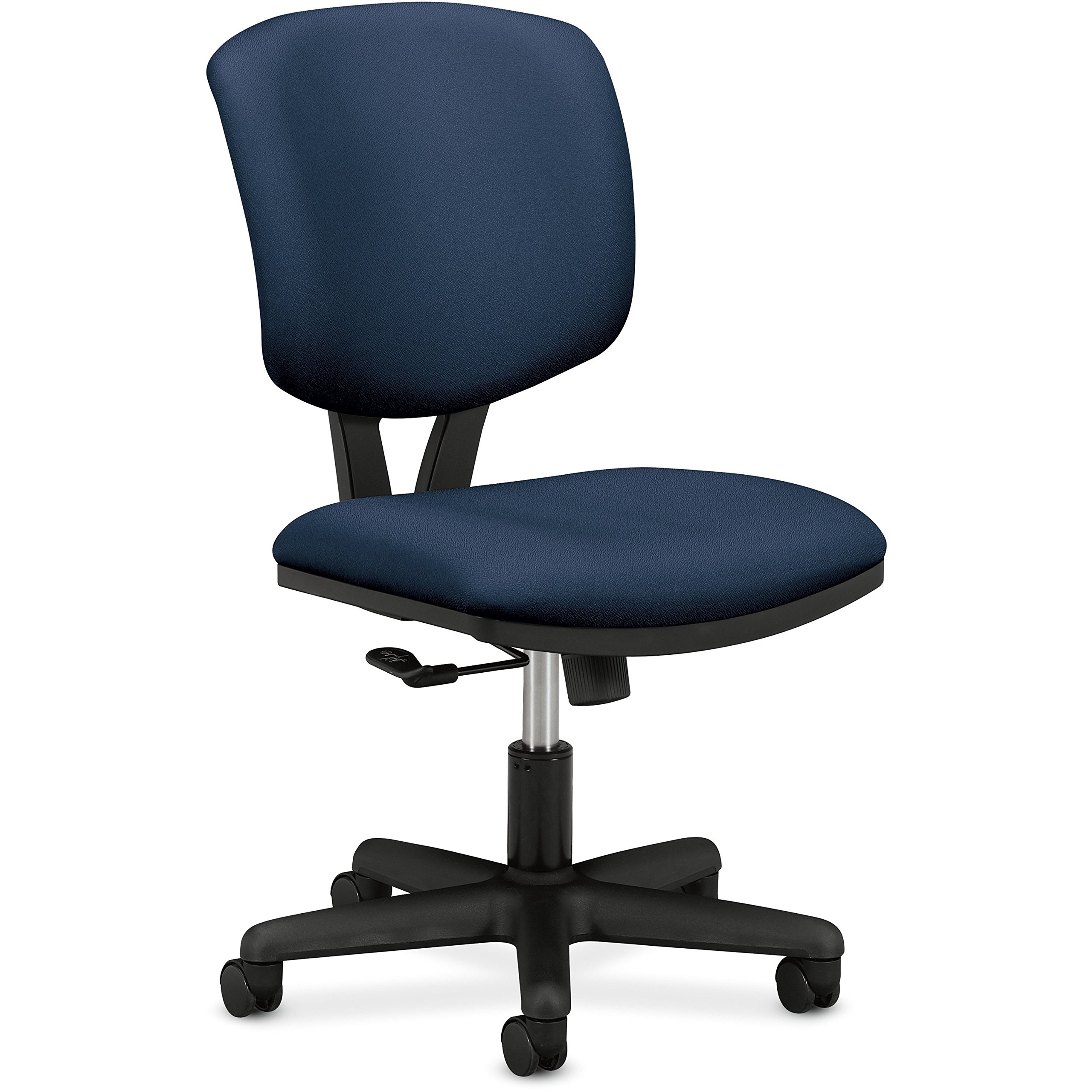 HON Volt Low-Back Task Chair - Ergonomic Office Desk Chair with Upholstered Seat - Blue (H701) - Perfect for Home Office, Computer Work & Long Hours Sitting