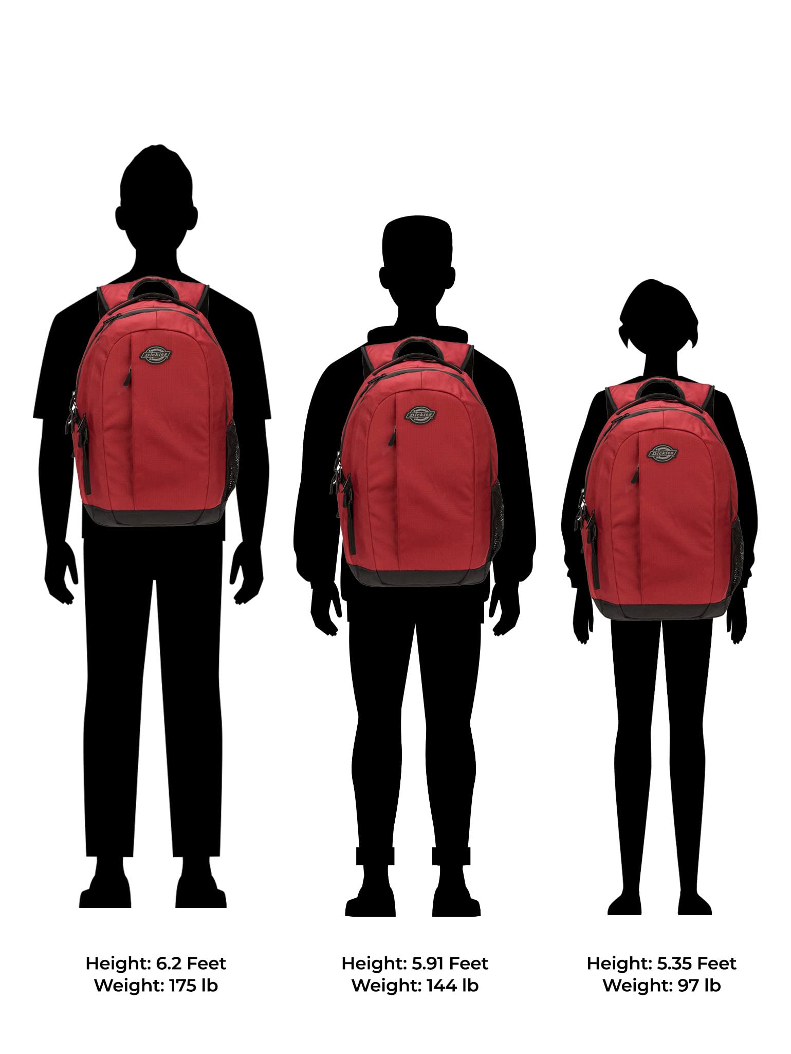 Dickies Water Resistant Laptop Backpack for College & Work - Durable 15.6 Inch Computer Bag for Men & Women - Perfect for School, Office, Travel & Commuting