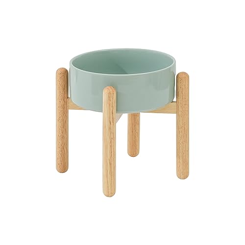 Single Bowl with Stand - Light Green