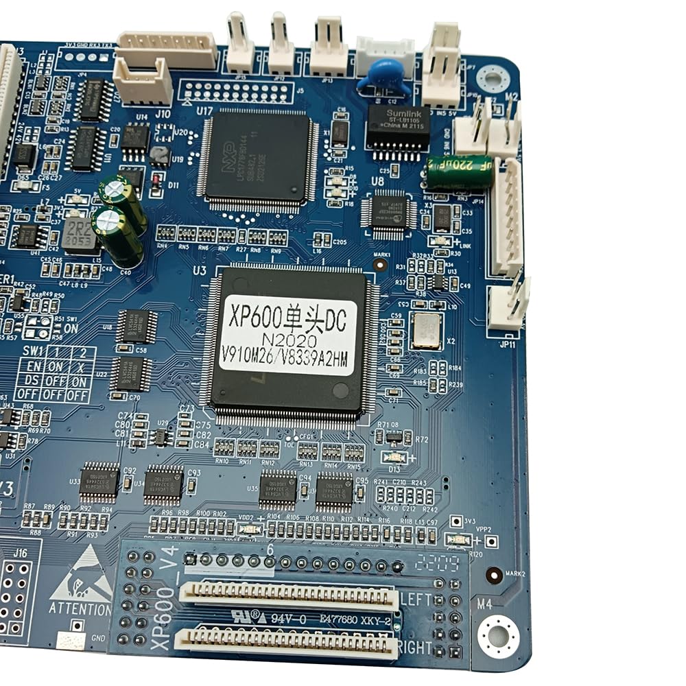 XP600 Carriage Board Single Head Driver Board for UV Senyang Printer - Replacement Part V910M26/V8339A2HM - Compatible with UV Printing Machines for Signage, Textile & Industrial Applications