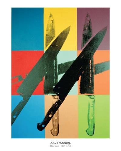 Andy Warhol Knives 1981-82 Art Print - Pop Art Wall Decor for Living Room, Office & Gallery Display