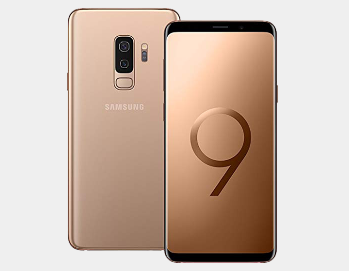 Samsung Galaxy S9+ 128GB Dual SIM G965F Unlocked Smartphone (Sunrise Gold) - International Version for Travel & Business Use
