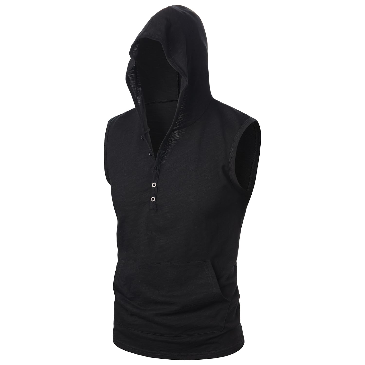 APAELEA Men's Sleeveless Hoodie - Breathable Tank Top for Gym Workouts & Summer Activities | Muscle Shirts for Running, Training & Casual Wear