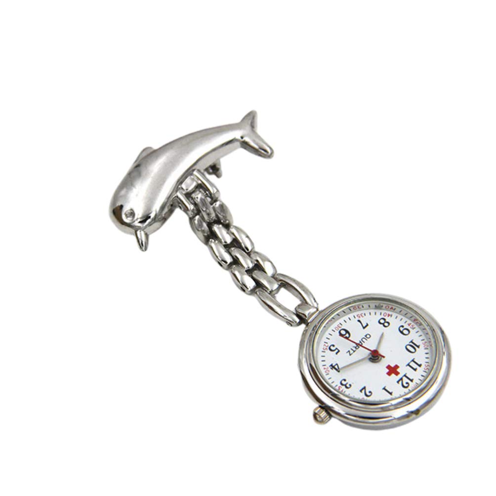 **Hemobllo Men's Watches - Vintage Steampunk Pocket Watch with Dolphin Brooch, Nurse & Doctor Watch, Unique Gift for Men - Perfect for Medical Professionals, Collectors, and Steampunk Enthusiasts**