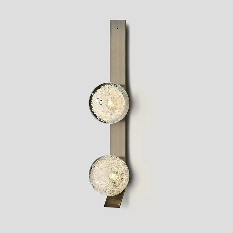 Modern Soot Glass Bedside Wall Lamp - Dimmable LED Night Light for Bedroom, Nursery & Reading Nook - Warm White Ambient Lighting for Relaxation & Sleep