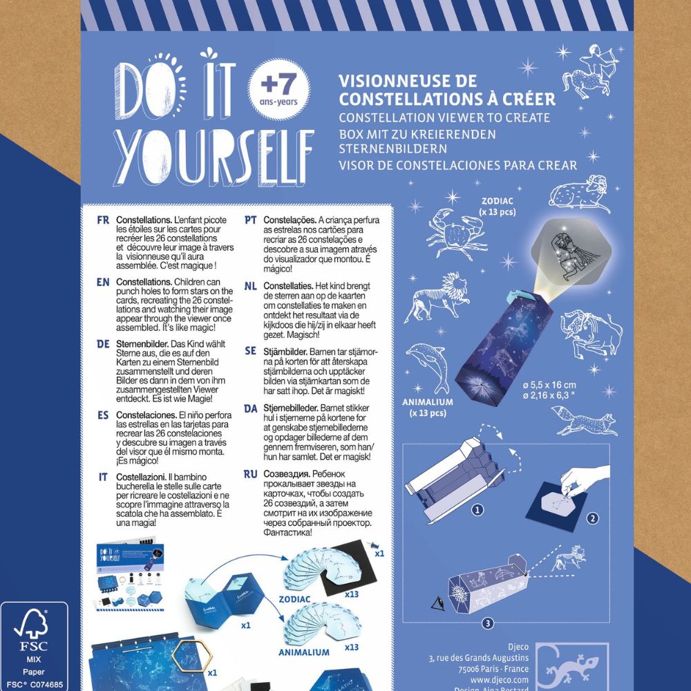DIY Constellation Viewer Kit for Kids - Create & Explore Star Patterns - Perfect for Astronomy Enthusiasts & Classroom Learning