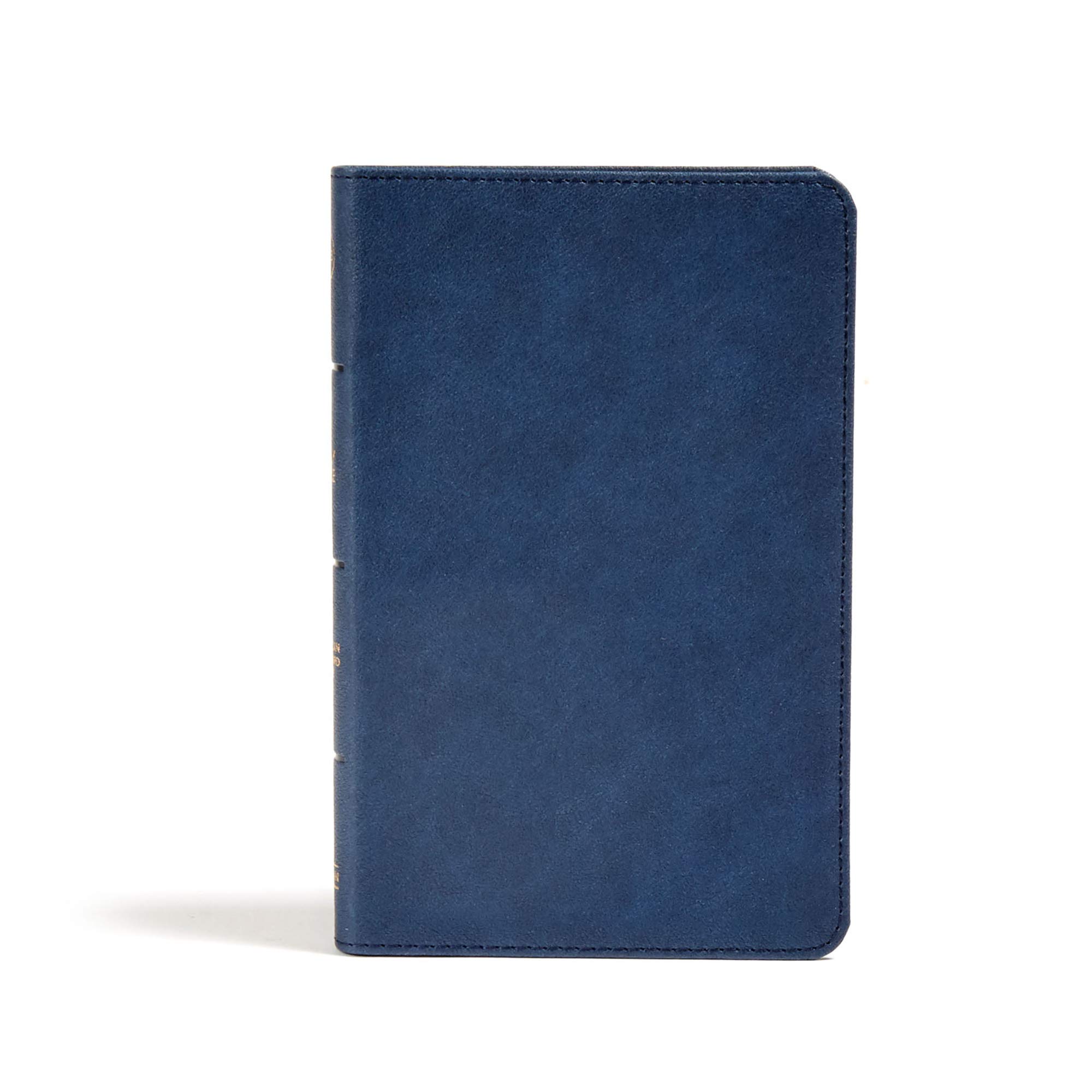 CSB Personal Size Bible - Navy LeatherTouch Cover, Red Letter Edition with Presentation Page & Full-Color Maps | Easy-to-Read Serif Font for Daily Devotion, Church Services & Bible Study