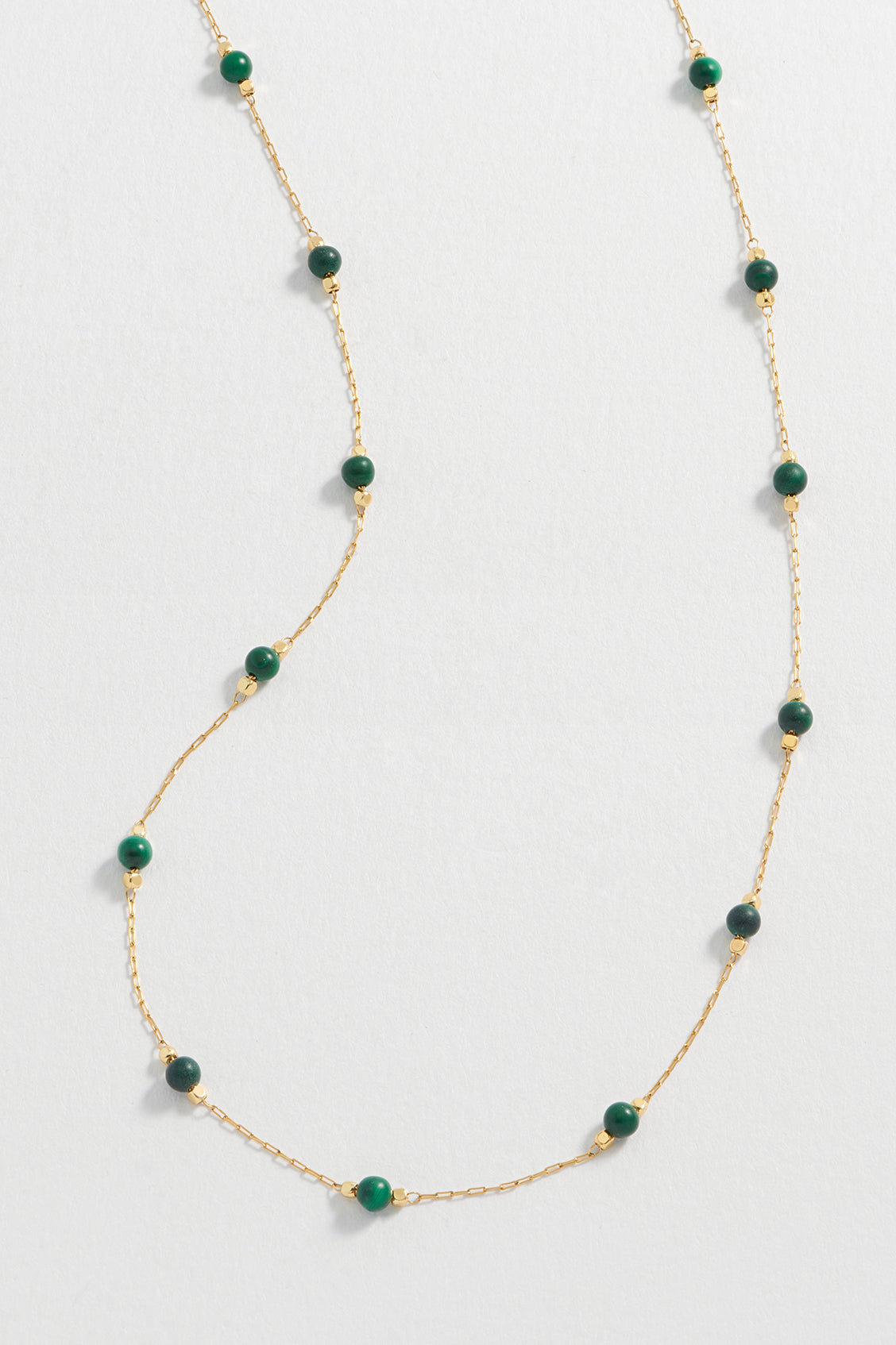 Healing Malachite Gemstone Beaded Necklace for Women - Natural Green Stone Jewelry for Meditation, Energy Balance & Spiritual Wellness - Perfect for Yoga, Reiki & Holistic Healing Practices