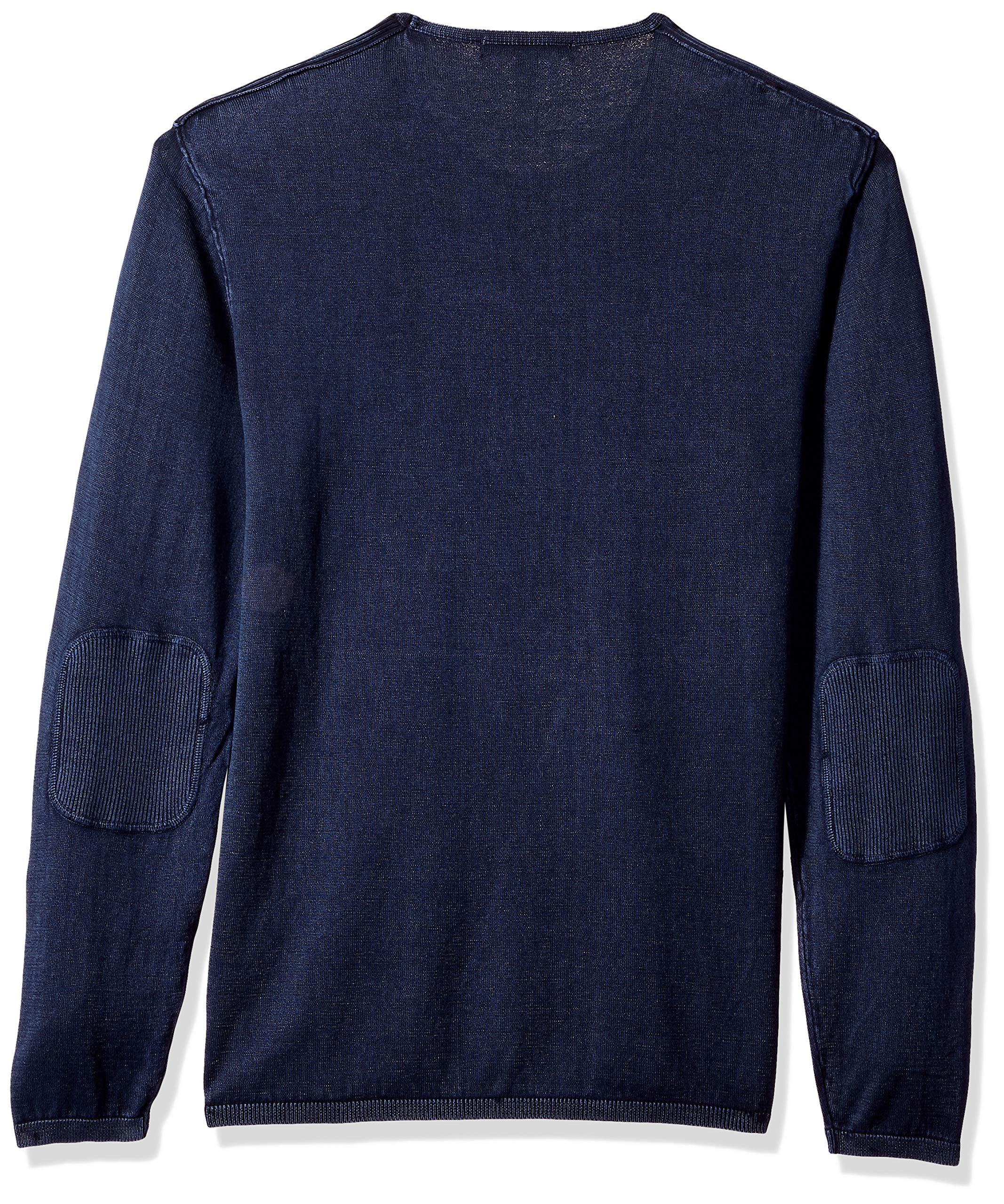 John Varvatos Men's Walter Acid Wash Long Sleeve Crew Neck T-Shirt - Casual & Stylish Cotton Tee for Everyday Wear, Date Nights, and Weekend Outings