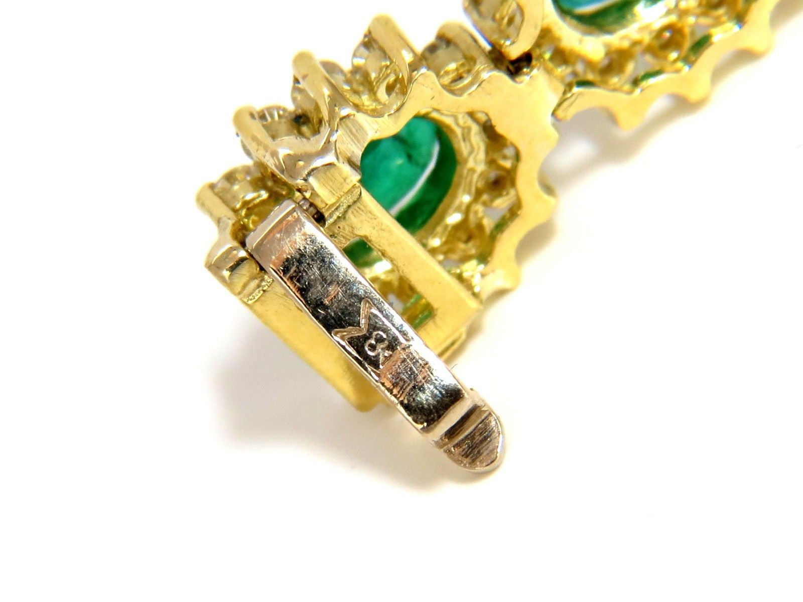 30.26CT Natural Zambia Vivid Green Emerald Diamond Bracelet - 8.5 Inch Luxury Jewelry for Women, Perfect for Weddings, Parties & Special Occasions