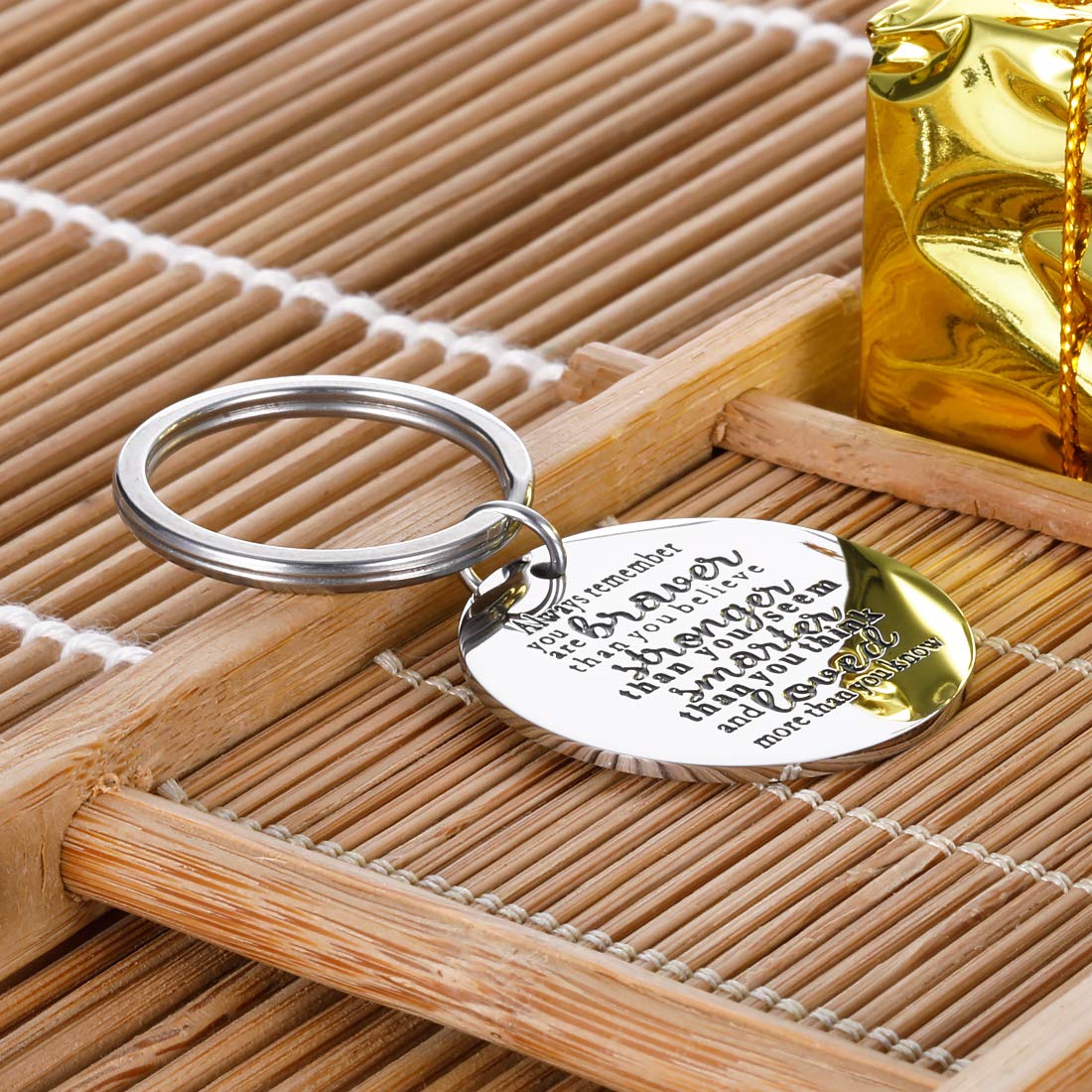 Valentine's Day Gifts for Kids - Inspirational Keychain for Women, Daughter, Son, Teens, Boys, Girlfriend, Friends, Grandson, Granddaughter & Coworkers - Perfect for Anniversary, Birthday & Special Occasions - Thoughtful Present for School, Office & Everyday Carry