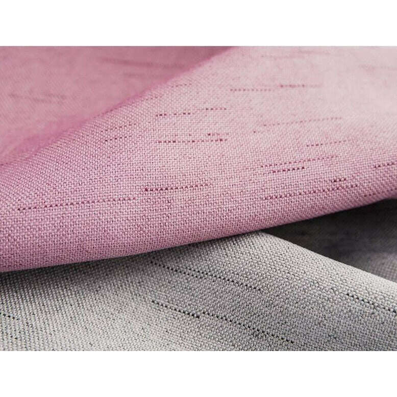 Brittany 2-Tone Blackout Curtains - Pink & Gray Thermal Insulated Drapes for Bedroom & Living Room | Noise Reducing & Light Blocking Window Treatments