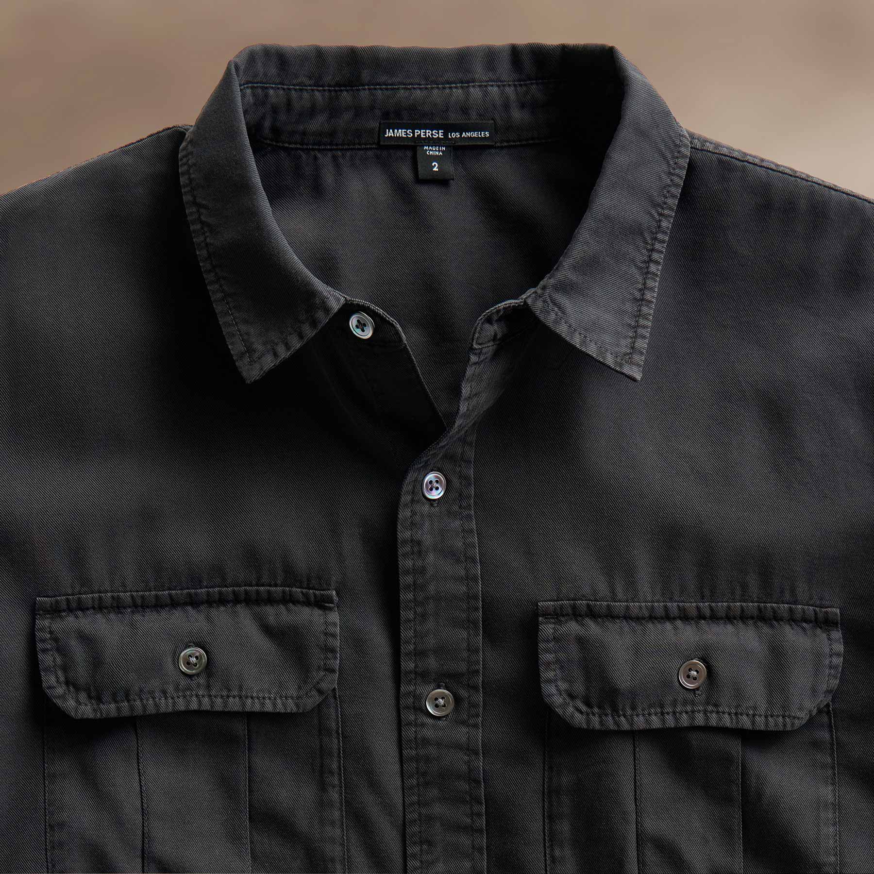 Premium Cotton Utility Shirt for Men - Soft Breathable Workwear with Magma Pigment Design - Perfect for Outdoor Adventures, Casual Work & Everyday Wear