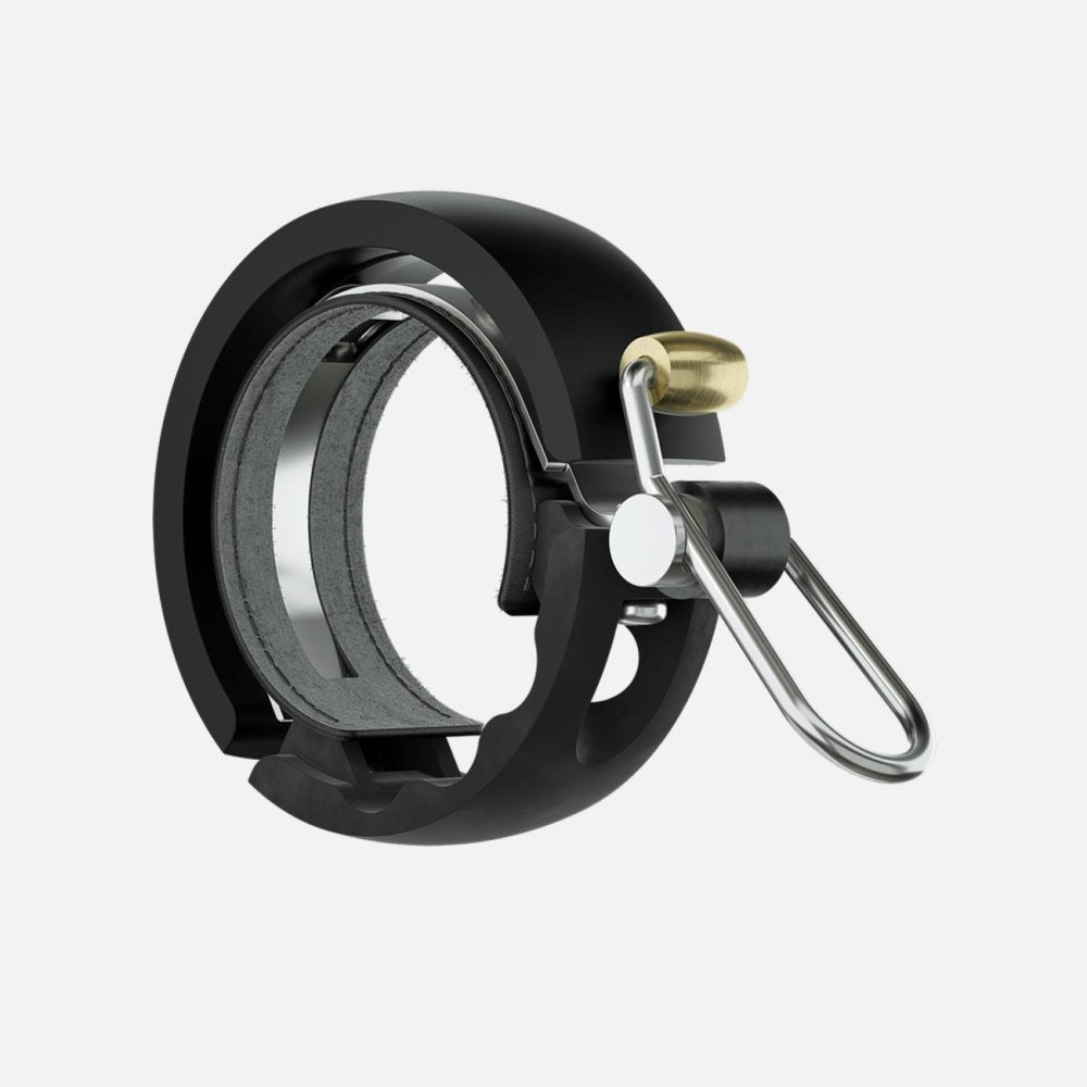 Knog Oi Luxe Bike Bell - Premium Aluminum Bicycle Bell for Road & Mountain Bikes - Loud & Stylish Cycling Accessory for Urban Commuting & Outdoor Adventures