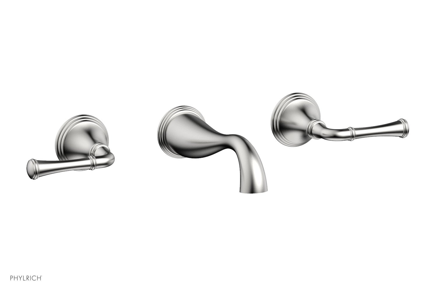 3RING Wall Tub Set D1205 - Modern Bathroom Faucet with 3-Handle Design for Sink and Bathtub, Perfect for Home Renovation and Luxury Bathroom Upgrade
