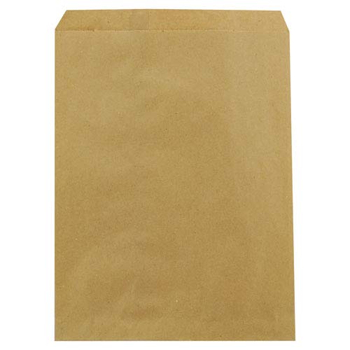 Eco-Friendly Kraft Paper Bags 8.5x11 Inches - Bulk Pack of 2000 Brown Shopping Bags for Retail, Grocery & Gift Packaging