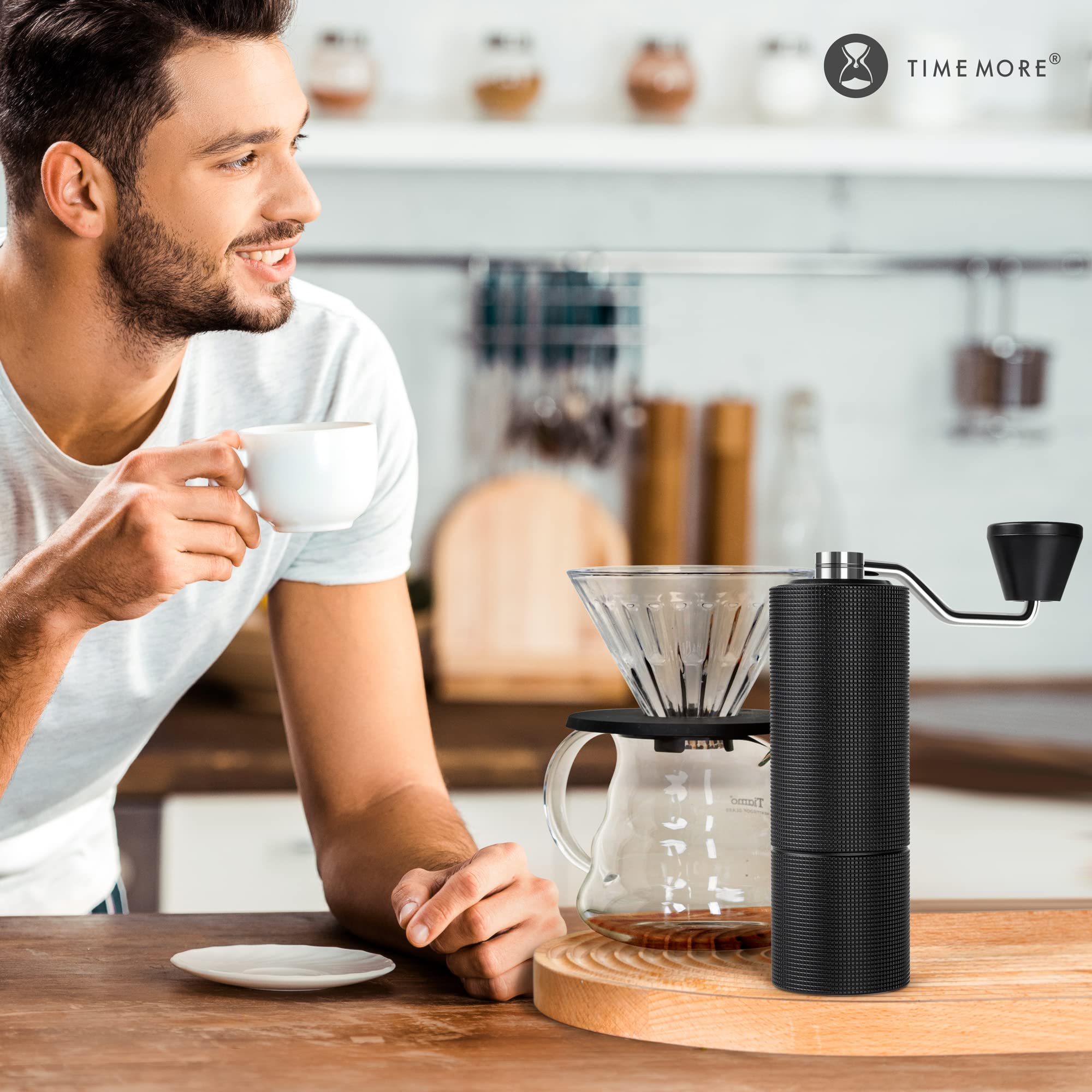 TIMEMORE Chestnut C3 Manual Coffee Grinder - Adjustable Stainless Steel Conical Burr Hand Mill for Espresso, French Press, Pour Over & Cold Brew | Perfect for Home, Office & Travel Use