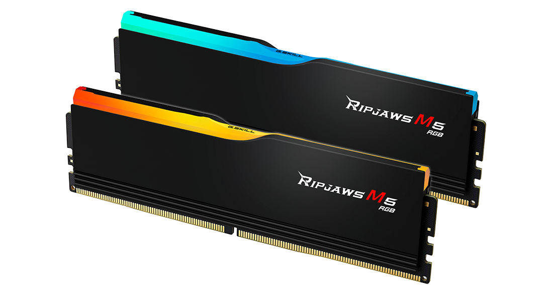 G.Skill Ripjaws M5 RGB DDR5 6400MHz Gaming RAM - 32GB (2x16GB) Desktop Memory Kit for High Performance PC Builds, Overclocking & 4K Gaming