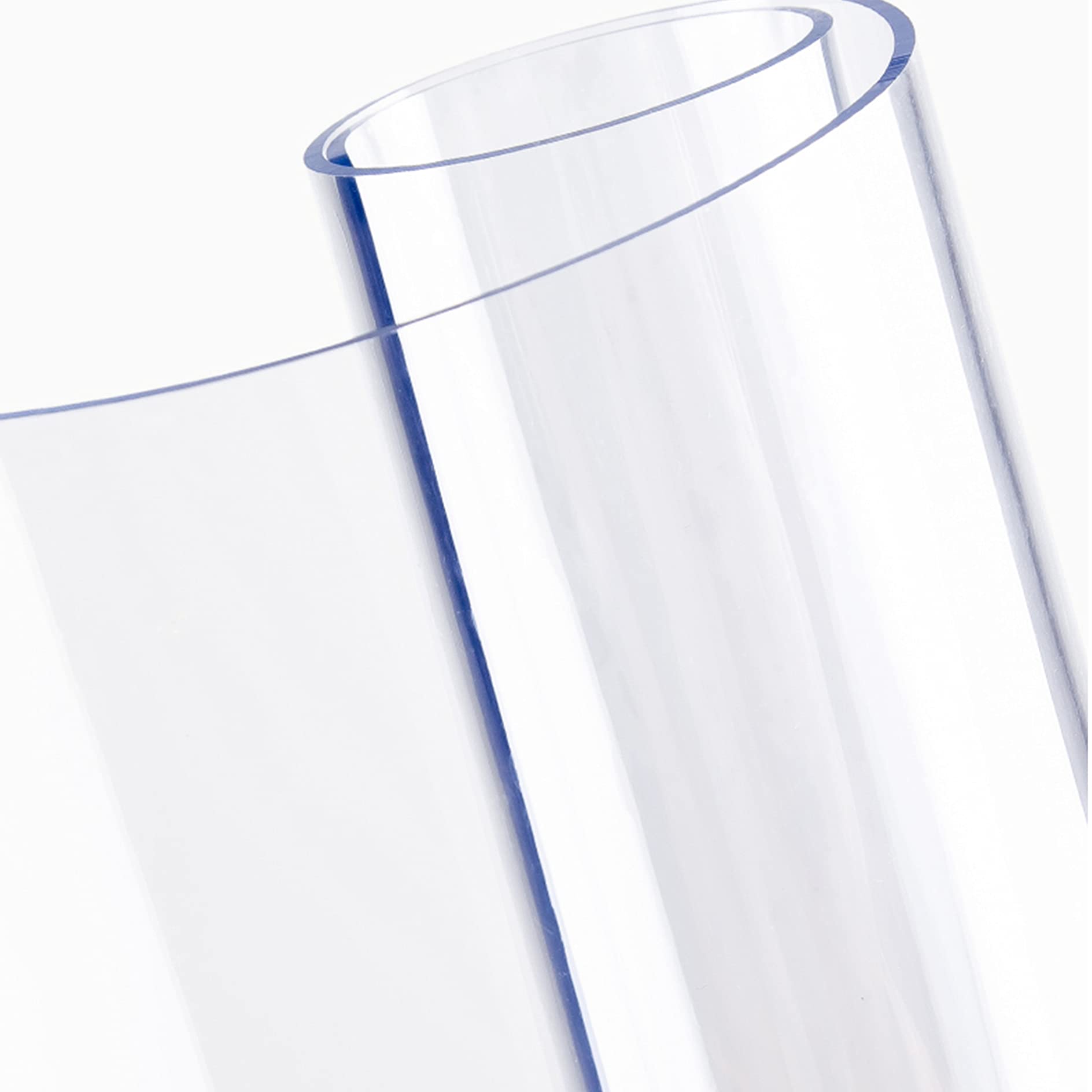 Waterproof PVC Tablecloth Protector - Transparent Table Cover Pad for Coffee Table, Dining Table, Office Desk, Nightstand | Spill-Proof, Easy to Clean for Home, Kitchen & Office Use