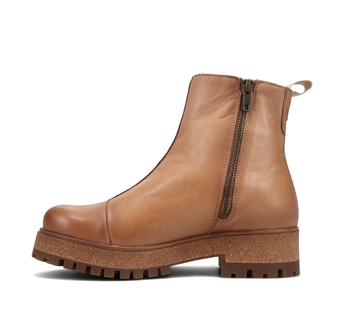 Taos Downtown Women's Boots - Stylish & Comfortable Ankle Boots with Removable Arch Support Footbed - Easy On/Off Side Zipper - Perfect for Work, Travel & Everyday Fashion