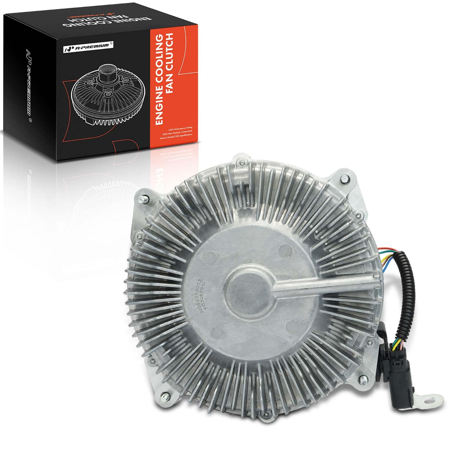 Premium Electronic Radiator Cooling Fan Clutch for Ford F-250/F-350/F-450/F-550 Super Duty (2011-2014) 6.7L Turbo Diesel - Heavy Duty Cooling Solution for Off-Road & Towing