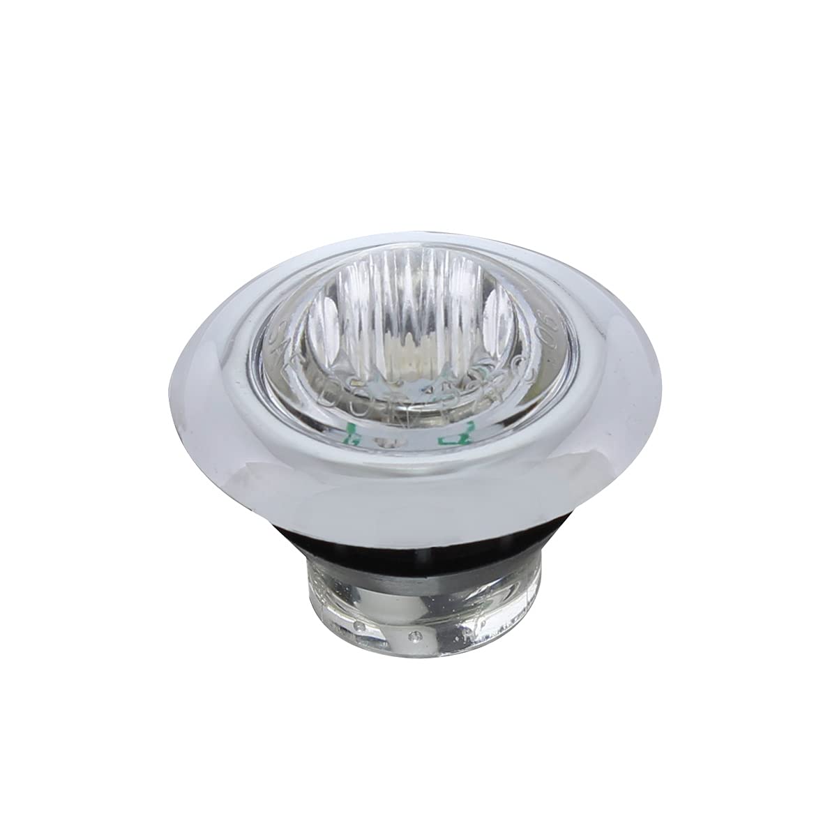 United Pacific 39935 Mini Clearance Marker Light with Stainless Steel Bezel - LED Side Marker Light for Trucks, Trailers & RVs - Durable Waterproof Design for Safe Night Driving