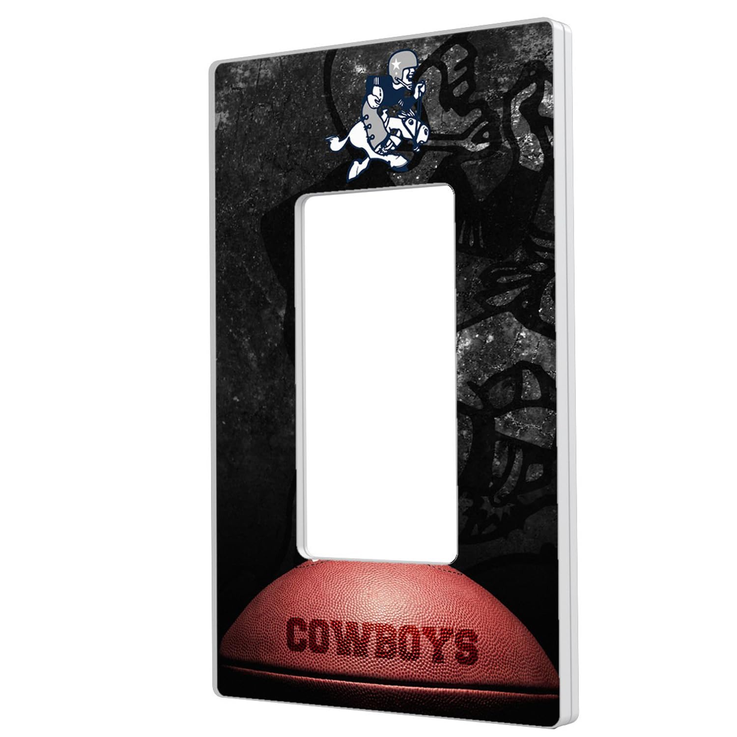 NFL Legendary Team Logo Rocker Light Switch Plate Cover - Decorative Wall Plate for Bedroom, Living Room, Game Room & Man Cave Decor