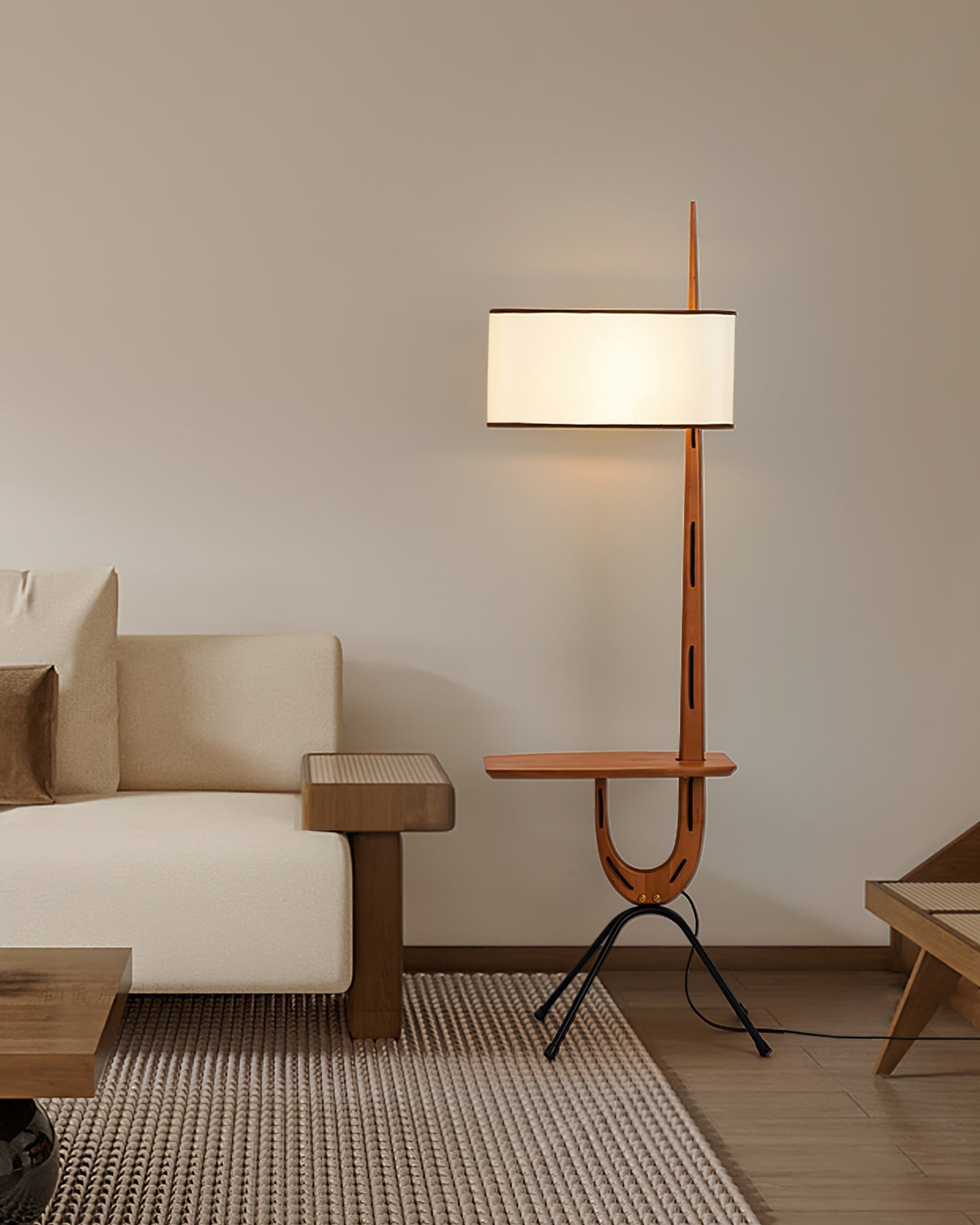 Ardent Arch Floor Lamp - Modern Adjustable LED Reading Light for Living Room, Bedroom & Office - Dimmable Standing Lamp with Remote Control