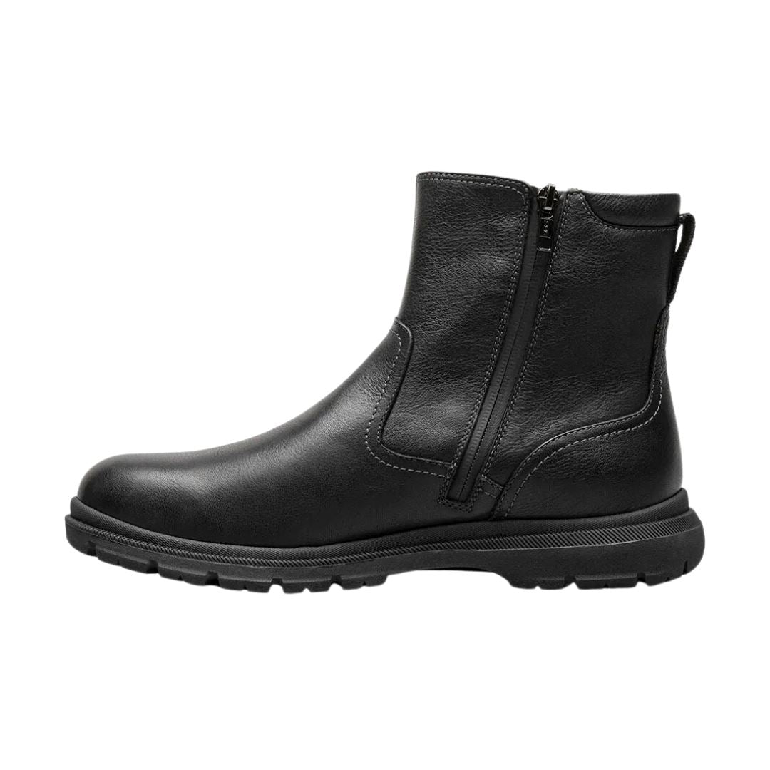 Florsheim Lookout Plain Toe Side Zip Boot - Stylish & Comfortable Men's Ankle Boots for Casual Wear & Outdoor Activities