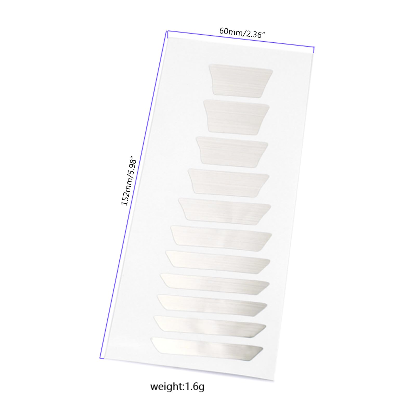 Premium Guitar Fretboard Stickers - Trapezoid Inlay Decals for Bass, Acoustic & Electric Guitars - DIY Guitar Neck Markers - Enhance Playability & Style - Perfect for Beginners, Performances & Practice Sessions